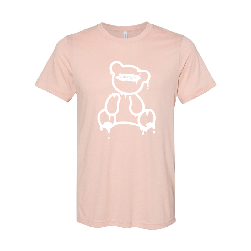 White Asher Ivy Lyfe Teddy Bear T-Shirts