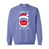 Red Santa Heavy Blend Crewneck Sweatshirt