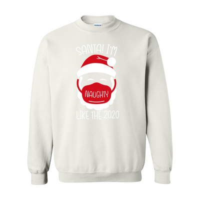 Red Santa Heavy Blend Crewneck Sweatshirt