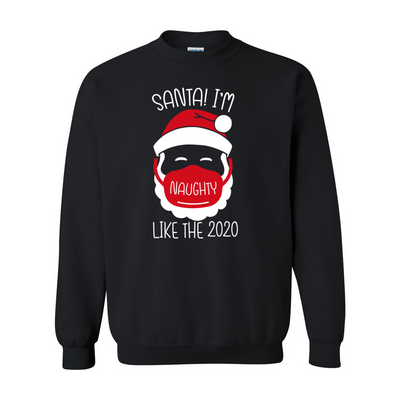 Red Santa Heavy Blend Crewneck Sweatshirt