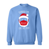 Red Santa Heavy Blend Crewneck Sweatshirt