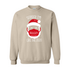 Red Santa Heavy Blend Crewneck Sweatshirt