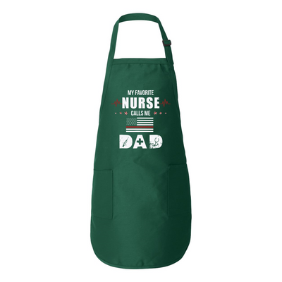 My Favorite Nurse Calls Me Dad Apron